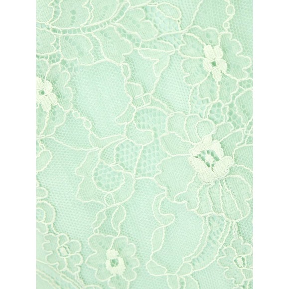 Pomelo Oversized Bow Lace Accent Dress - Light Green - Picture 3 of 8
